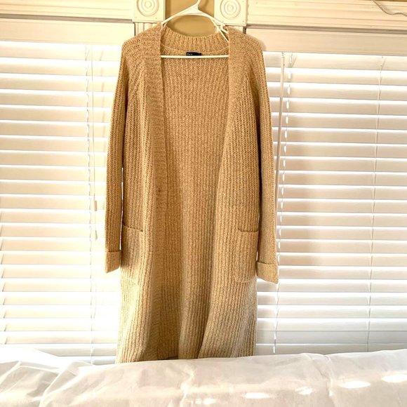 Women’s Long cardigan size L (contains cotton and wool) - Picture 3 of 5